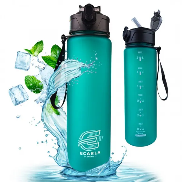 Livefy fľaša na vodu Sport 750 ml, tyrkysová