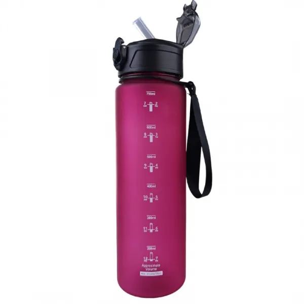 Livefy fľaša na vodu Sport 750 ml, bordová