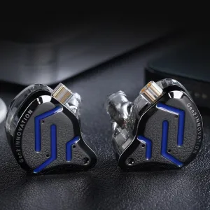 KZ ZSN PRO 2 hybridné HiFi slúchadlá do uší, strieborné