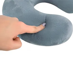 MG Travel Pillow cestovný vankúš, sivý