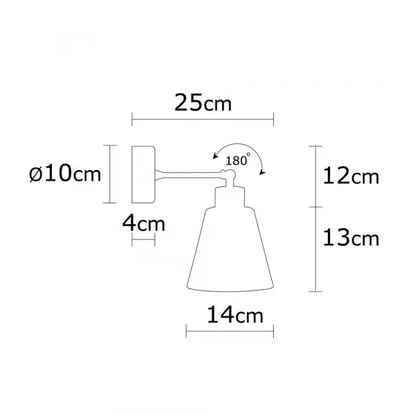 Nástenná lampa Manavgat - N-610