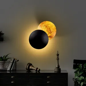 Nástenná LED lampa, 25 cm, medená