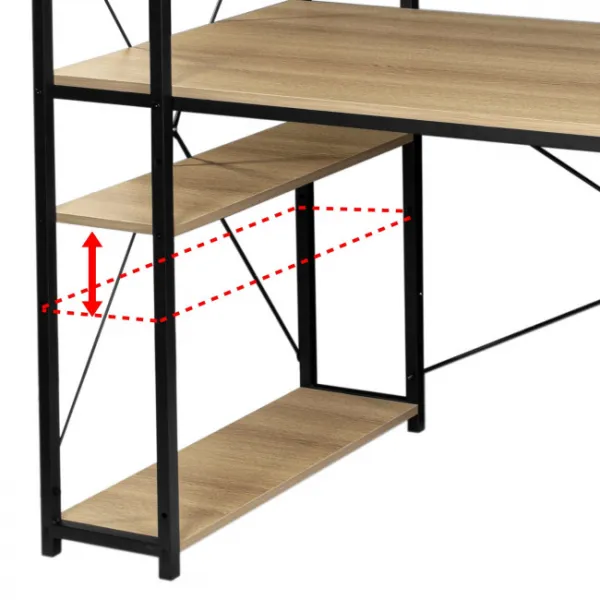 Kancelársky stôl TROSA Modern Oak