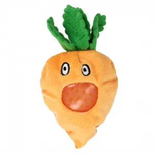 CreativeToys Stláčacia plyšová mrkva