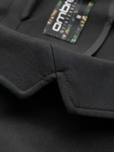 Trendy sako pre pánov slim fit grafitové