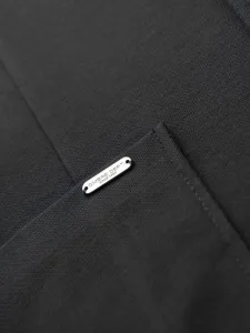 Trendy sako pre pánov slim fit grafitové