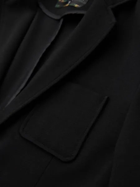 Trendy sako pre pánov slim fit čierne