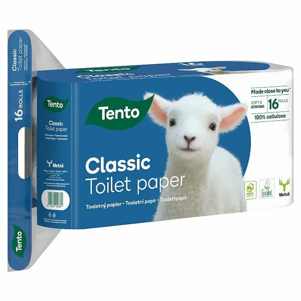 Tento Classic toaletný papier 3 vrstvy 16 roliek