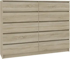 Ak furniture Komoda Rollo K 160 cm dub sonoma
