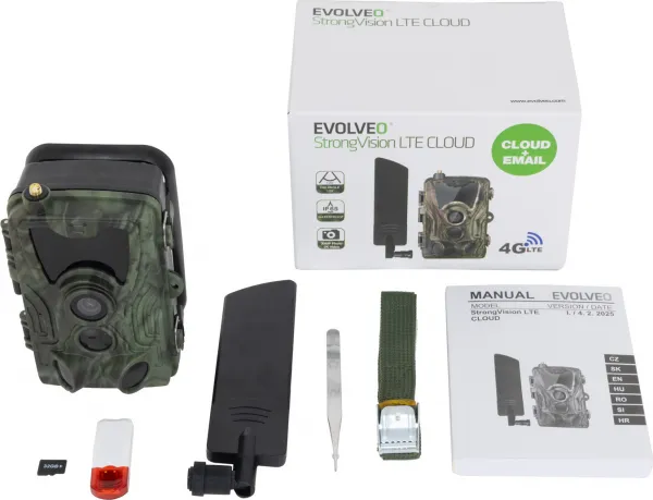 EVOLVEO StrongVision LTE CLOUD,Fotopast s 4G, CLOUD/EMAIL, 32GB