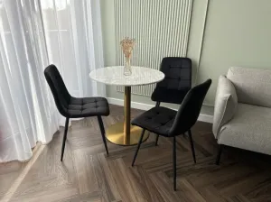 TZB Čalúnená designová stolička ForChair čierna