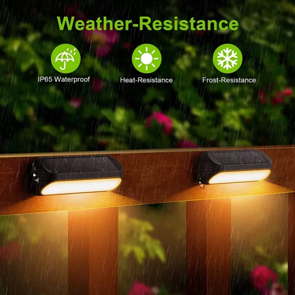 LED solárna lampa - RGB + Teplá biela