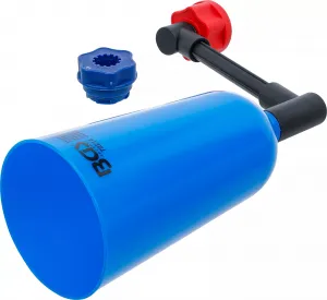 BGS Technics BGS 72214 – Olejový lievikový set, plastový pre VAG