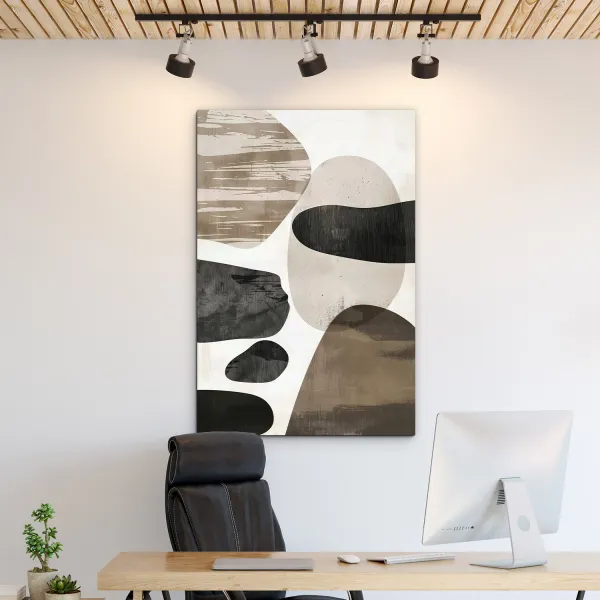 Drevený obraz - Shape art