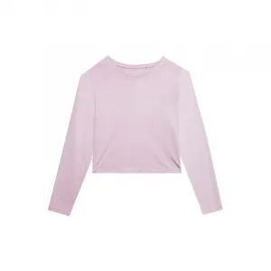 Dámske tréningové tričko s dlhým rukávom 4F LONGSLEEVE-WSS24TLONF250-52S-LIGHT VIOLET