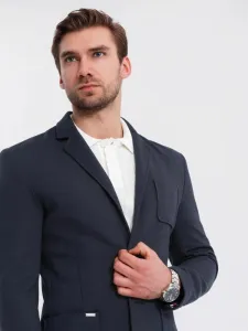 Trendy sako pre pánov slim fit granátové