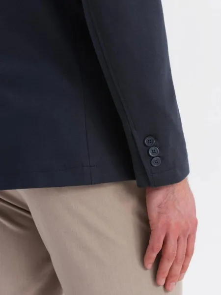 Trendy sako pre pánov slim fit granátové