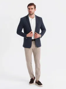 Trendy sako pre pánov slim fit granátové
