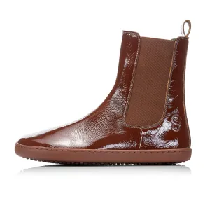 Barefoot Chelsea čižmy MAJESTY Red Brown