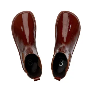 Barefoot Chelsea čižmy MAJESTY Red Brown