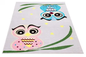 Koberec Agnella Funky Top Owl sivý