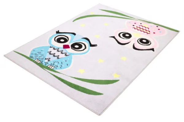 Koberec Agnella Funky Top Owl sivý