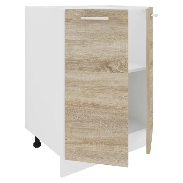 VCM Dolní kuchyňská skříňka Esilo, 60 cm, 2 dvířka, sonoma dub
