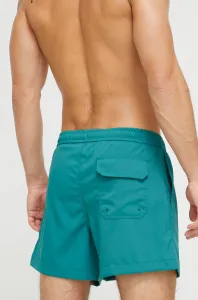 Plavkové šortky Abercrombie & Fitch zelená farba