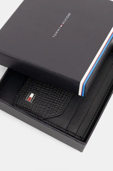Kožené puzdro na karty Tommy Hilfiger