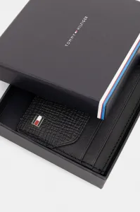Kožené puzdro na karty Tommy Hilfiger