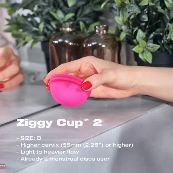Intimina Ziggy Cup 2 B menštruačný kalíšok 76 ml