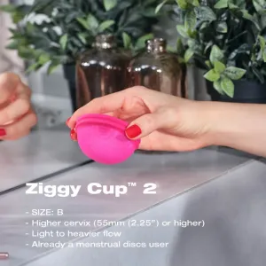 Intimina Ziggy Cup 2 B menštruačný kalíšok 76 ml