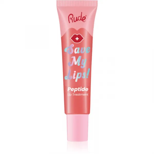 Rude Cosmetics Save My Lips vyživujúci a hydratačný balzam na pery s peptidmi odtieň Watermelon 15 ml
