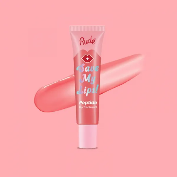 Rude Cosmetics Save My Lips vyživujúci a hydratačný balzam na pery s peptidmi odtieň Watermelon 15 ml