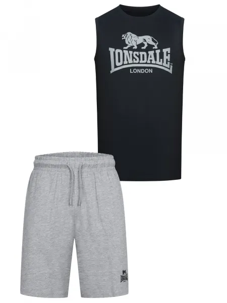 Lonsdale Men's sleeveless t-shirt & shorts set regular fit