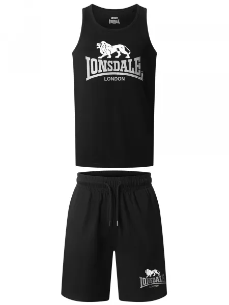 Lonsdale Men's singlet & shorts set regular fit