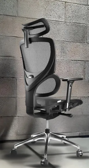 MERCURY Ergonomická kancelárska stolička LUNA JNS-101A, čierna