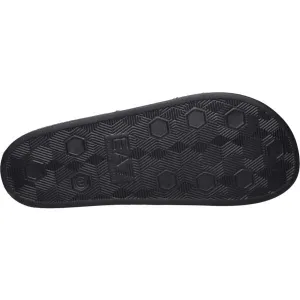 EA7 PLÁŽOVÉ OBLEČENIE Unisex šľapky, čierna, veľkosť