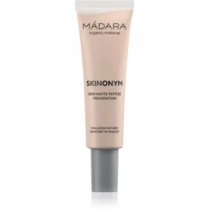 MÁDARA Skinonym Semi-Matte Peptide dlhotrvajúci make-up s peptidmi odtieň Ivory 20 30 ml