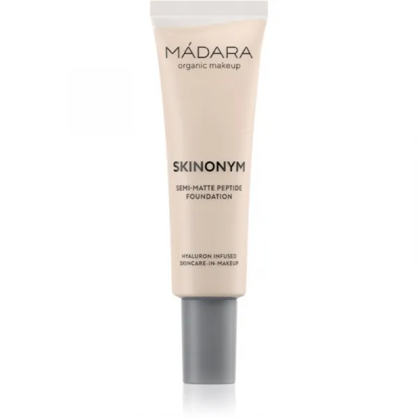 MÁDARA Skinonym Semi-Matte Peptide dlhotrvajúci make-up s peptidmi odtieň Porcelain 10 30 ml