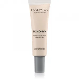 MÁDARA Skinonym Semi-Matte Peptide dlhotrvajúci make-up s peptidmi odtieň Porcelain 10 30 ml