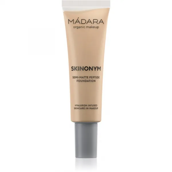 MÁDARA Skinonym Semi-Matte Peptide dlhotrvajúci make-up s peptidmi odtieň True Beige 35 30 ml