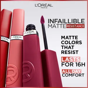 L’Oréal Paris Infaillible Matte Resistance matný hydratačný rúž odtieň 665 First Move 5 ml