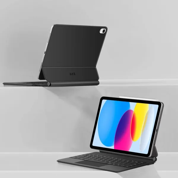 Tech-Protect Smartcase Magnetic puzdro s klávesnicou na iPad 10.9'' 10gen 2022 / 11'' 11gen 2025, čierne