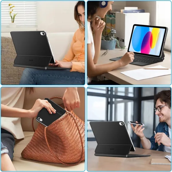 Tech-Protect Smartcase Magnetic puzdro s klávesnicou na iPad 10.9'' 10gen 2022 / 11'' 11gen 2025, čierne
