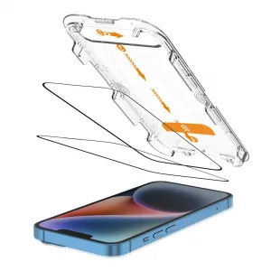 Tech-Protect Quick Set 2x ochranné sklo na iPhone 13 / 13 Pro / 14 / 16e, čierne