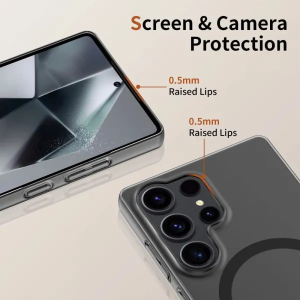 Tech-Protect Magslim MagSafe, Samsung Galaxy S25 Edge, Matná Čierna