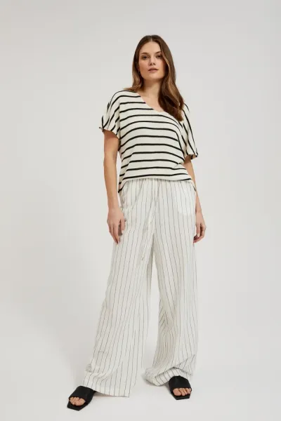Marisse Women's Blouse L-Ts-4393 Off White