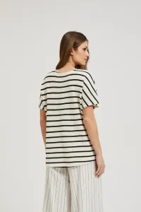 Marisse Women's Blouse L-Ts-4393 Off White