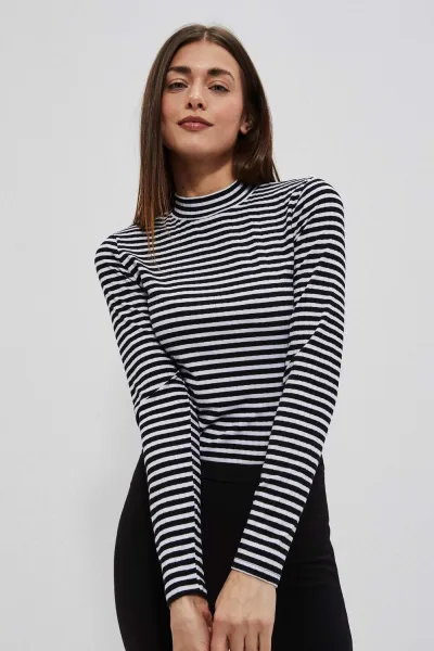 Marisse Blouse Z-Ts-3923 Black_White